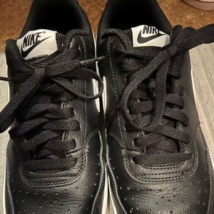 black nike air force, worn twice.